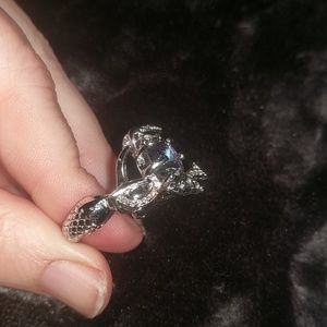 Alexandrite and Sterling Mermaid Ring
